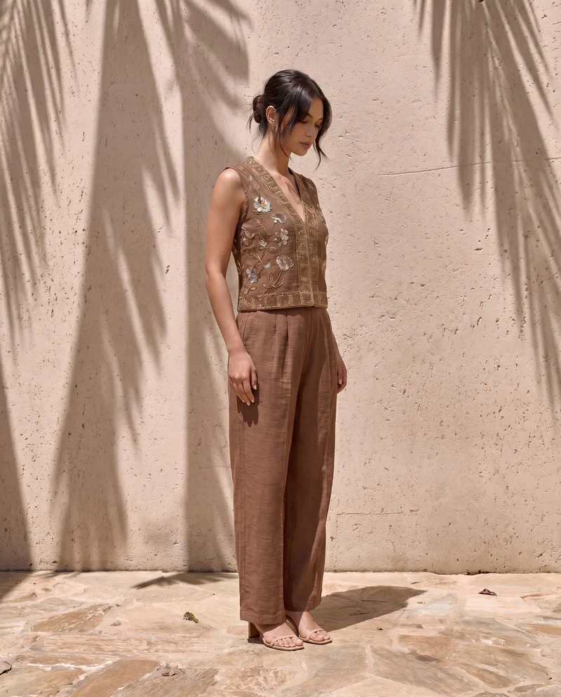 Tuscan Co-ord Set (Sienna Brown)