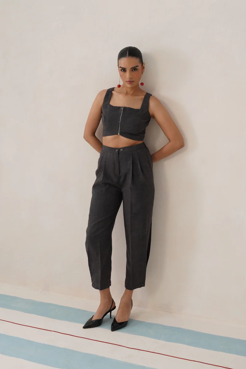 Camille 2.0 Co-ord Set (Stone Grey)