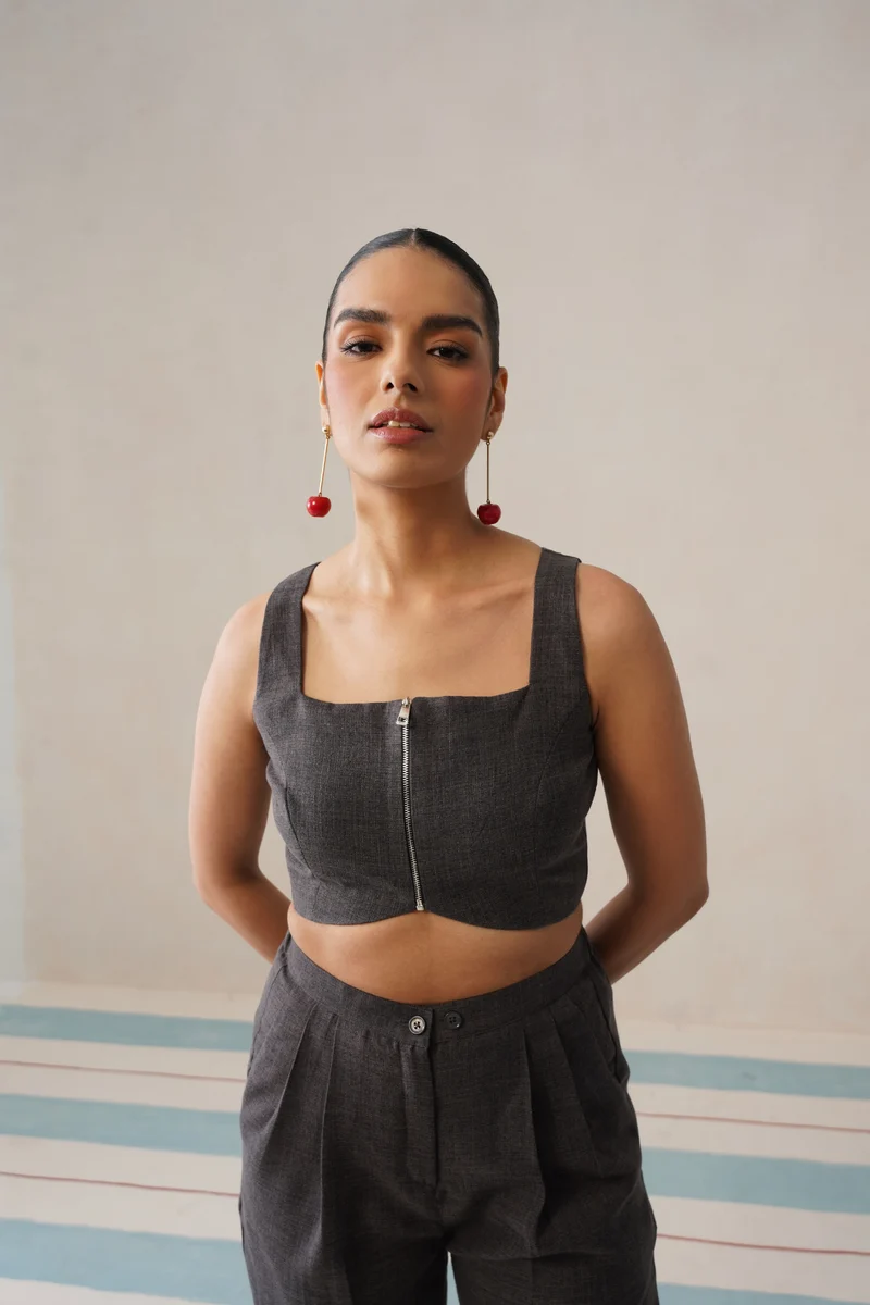 Camille 2.0 Co-ord Set (Stone Grey)