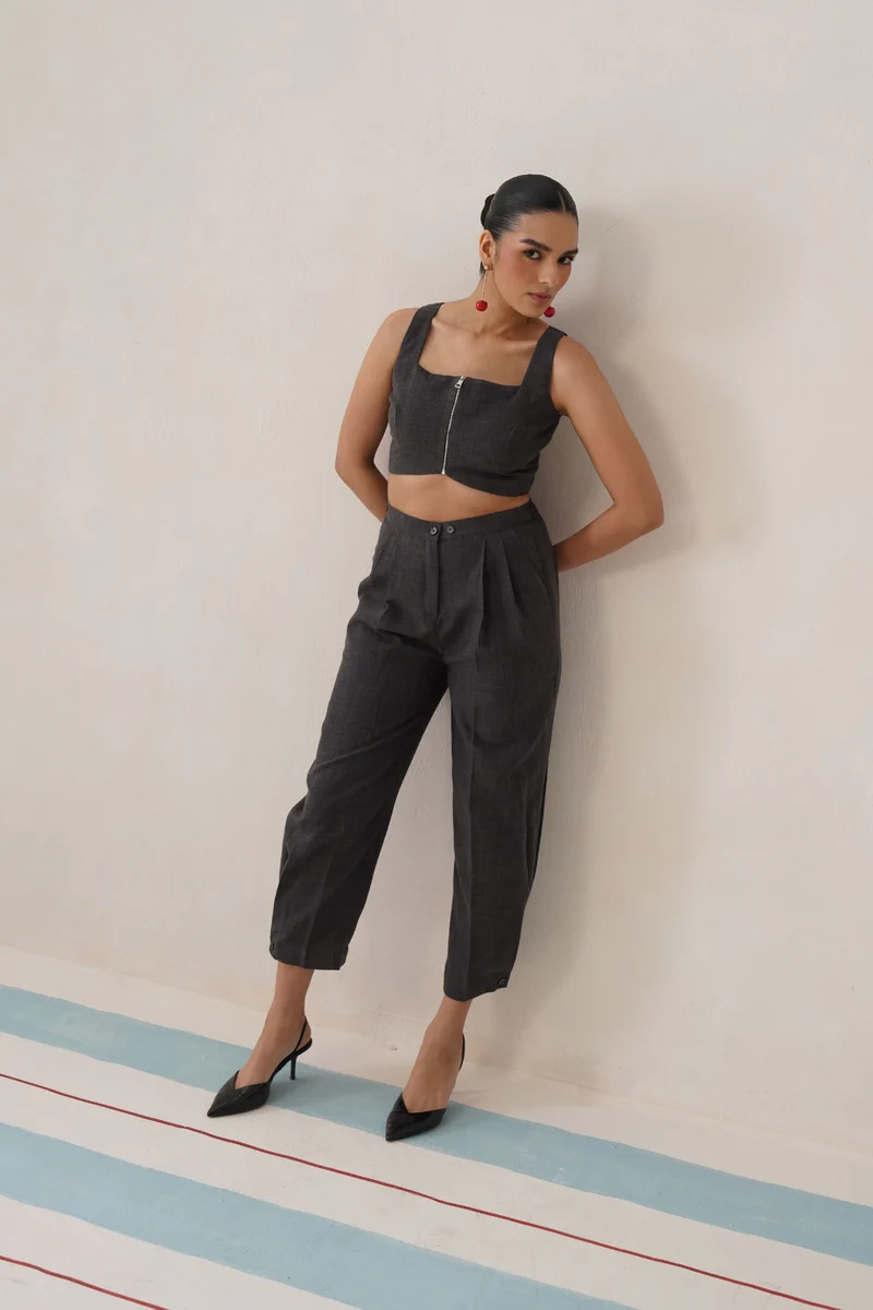 Camille 2.0 Co-ord Set (Stone Grey)