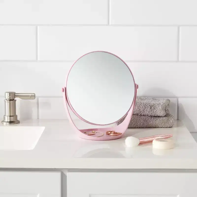 Miroir de courtoisie en plastique - Essentiels pour la chambre