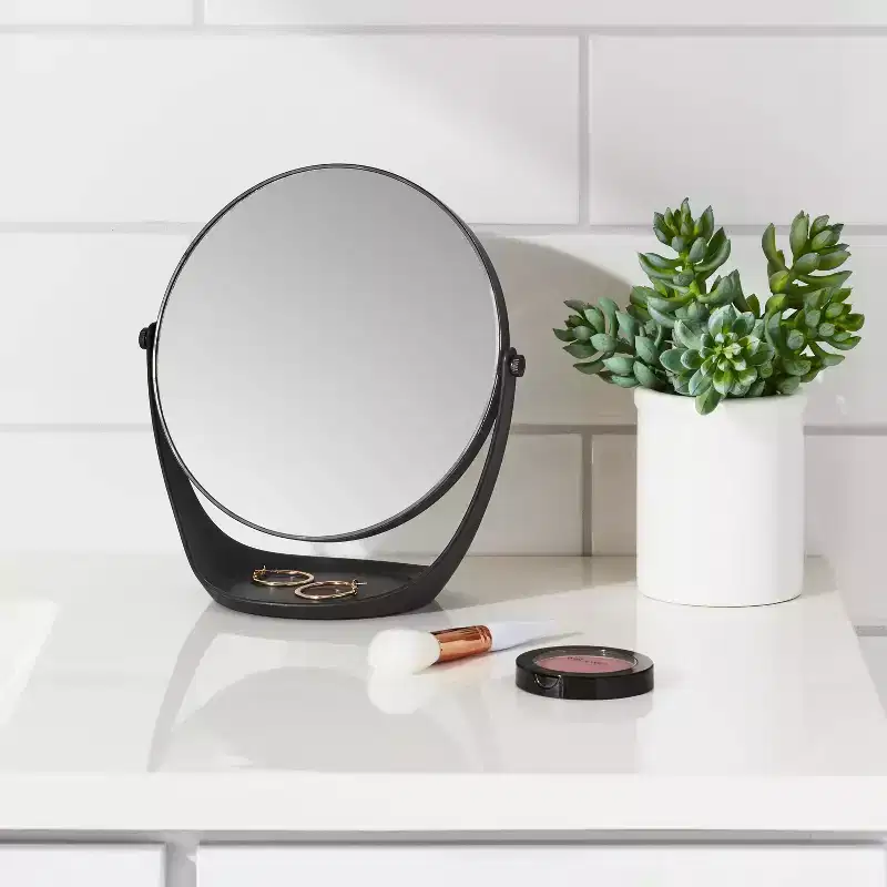 Miroir de courtoisie en plastique - Essentiels pour la chambre
