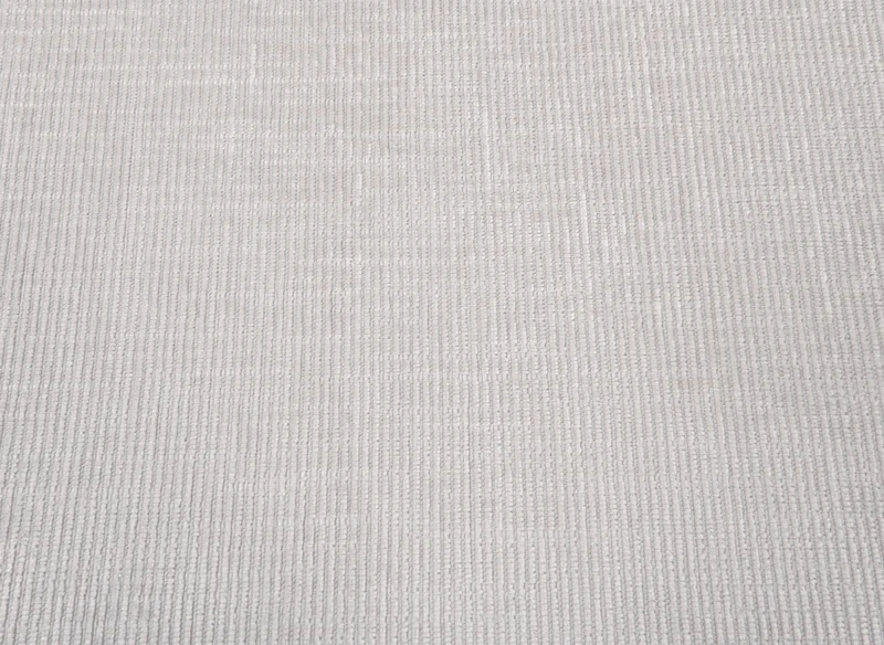 Canapé panoramique convertible avec coffre en velours chiné beige MARIANO- Angle gauche