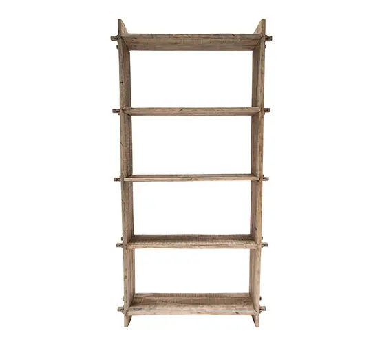 Bibliotheque Bois Ancien Recyclé