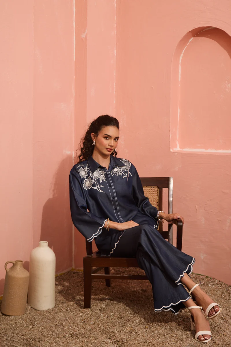 Bloom Denim Coord Set