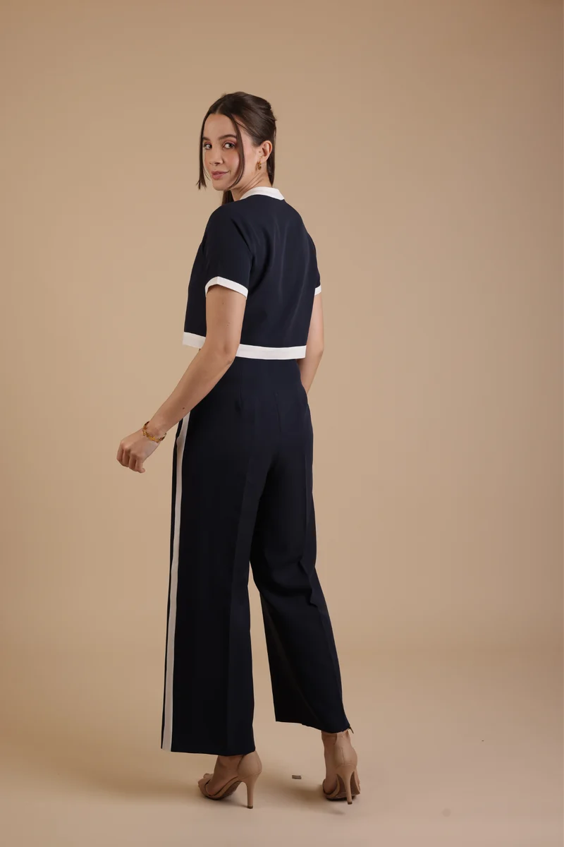 Bordeaux Coord Set (Navy Blue)