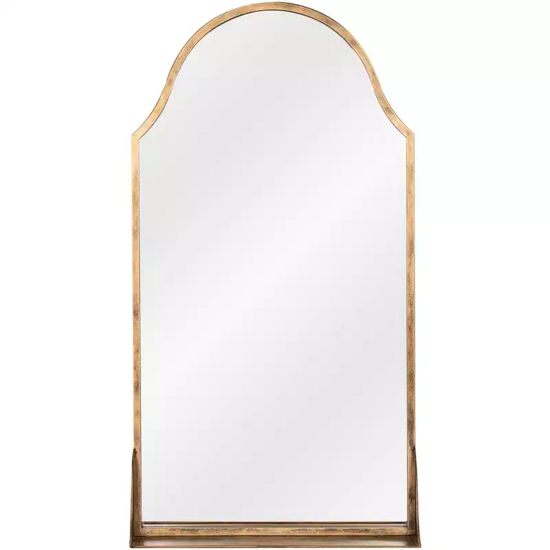 Miroir Mural Sawyer Bronze Antique 20 x 38 avec Étagère