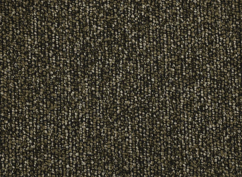 Fauteuil relax pivotant en velours texturé vert kaki LISON