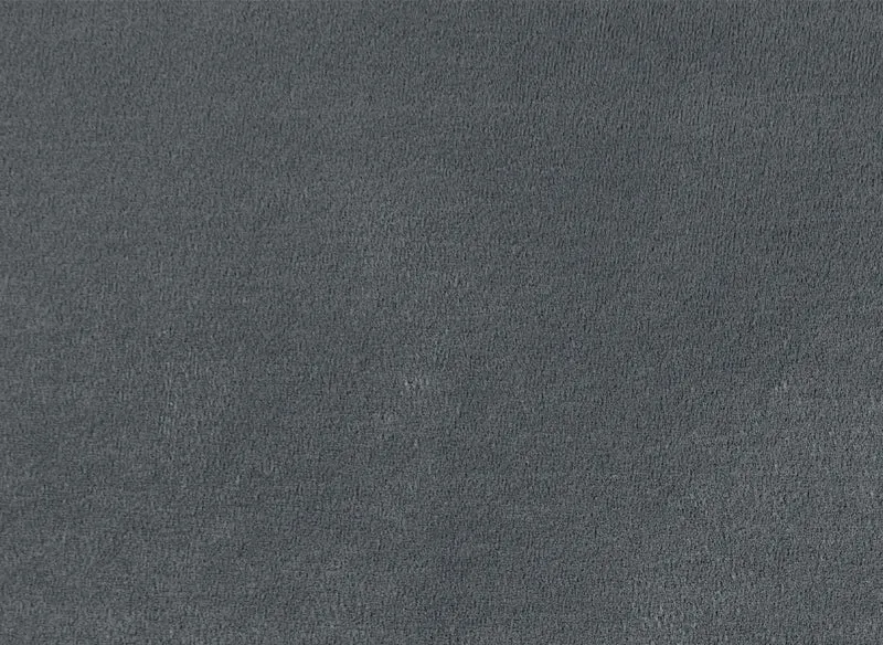 Canapé droit fixe 2 places en velours gris CELINE