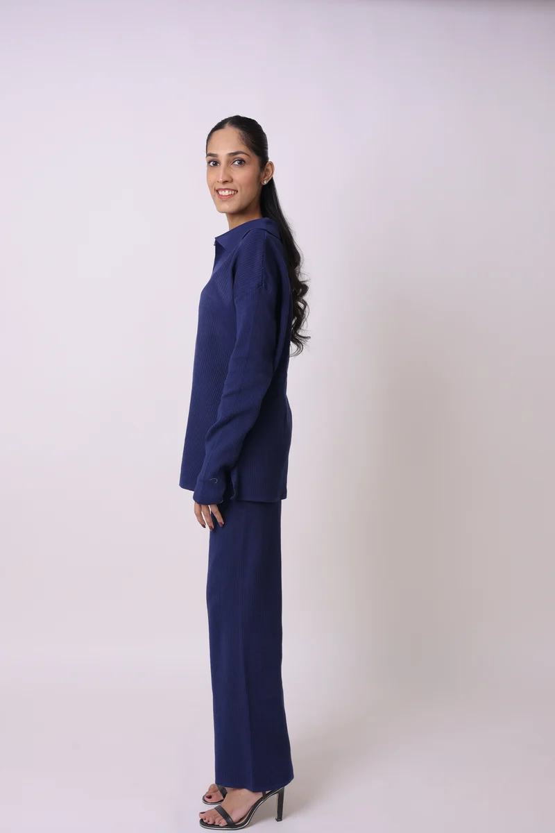 Edena Coord Set (Navy Blue)