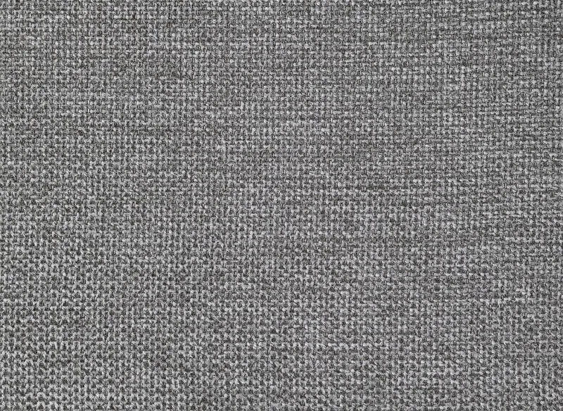 Canapé d'angle convertible avec coffre en tissu gris HAVEN - Angle droit