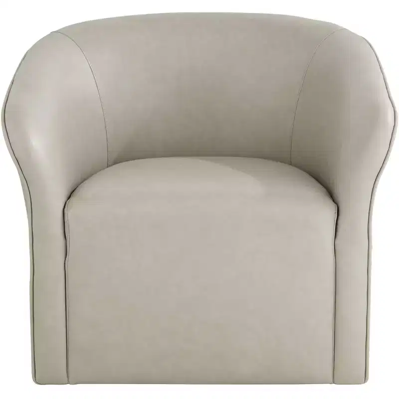 Chaise pivotante Charlie en similicuir