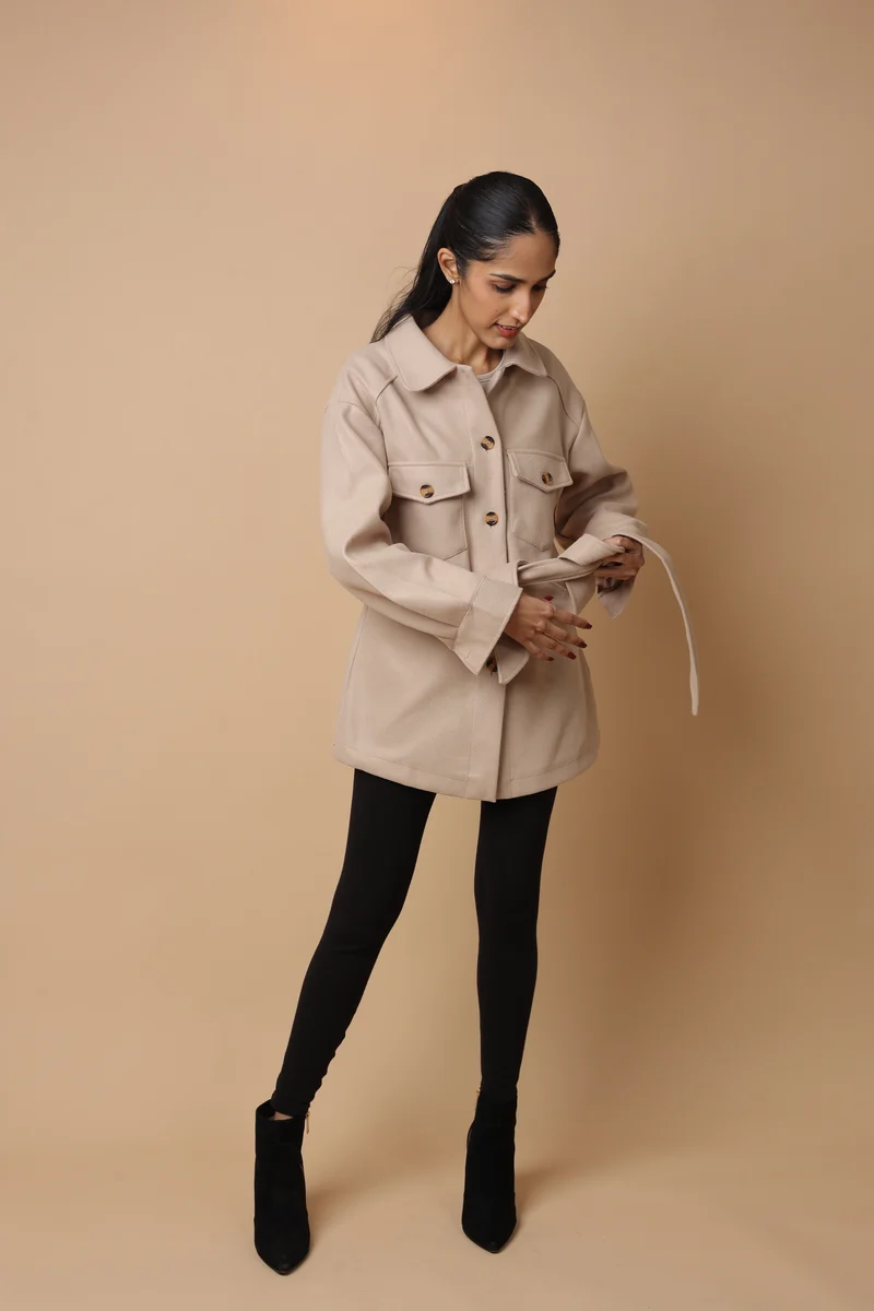 Luxevo Coat (Dark Brown)