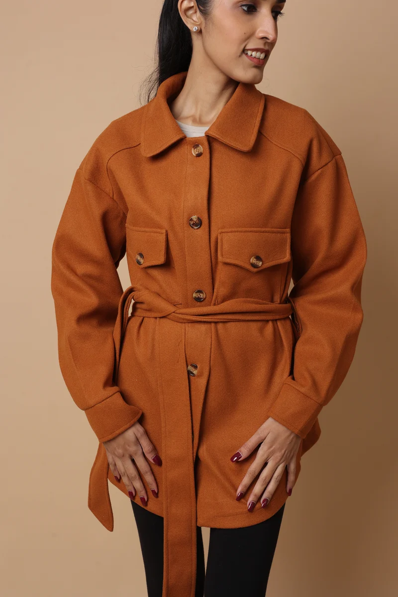 Luxevo Coat (Dark Brown)