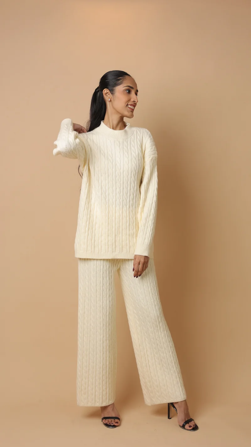 Belleza Coord Set (White)
