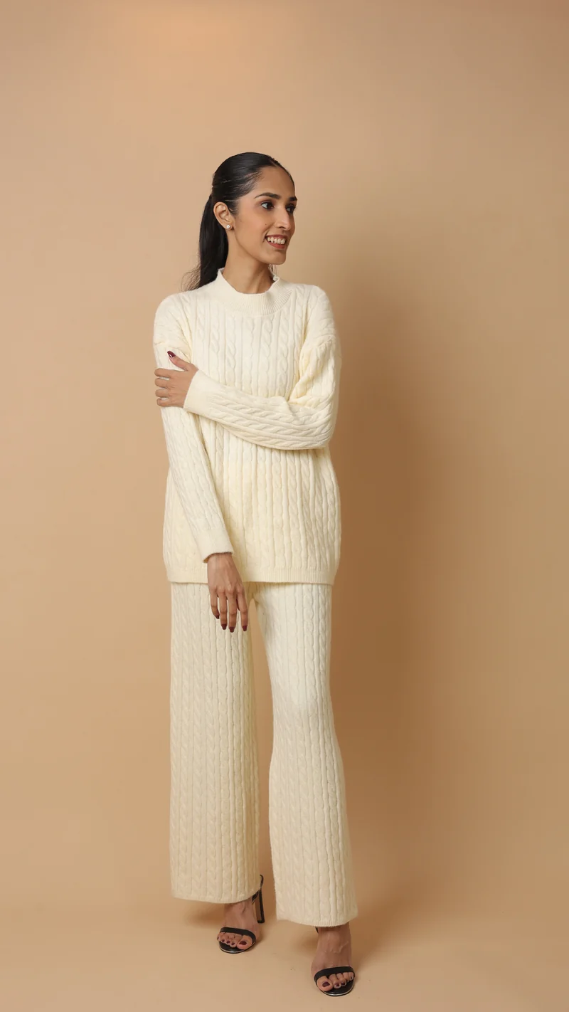 Belleza Coord Set (White)