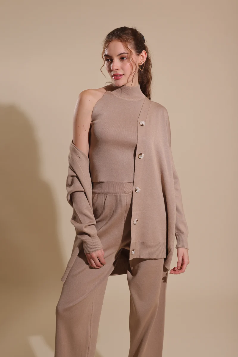 Suzanna Coord Set (Beige)
