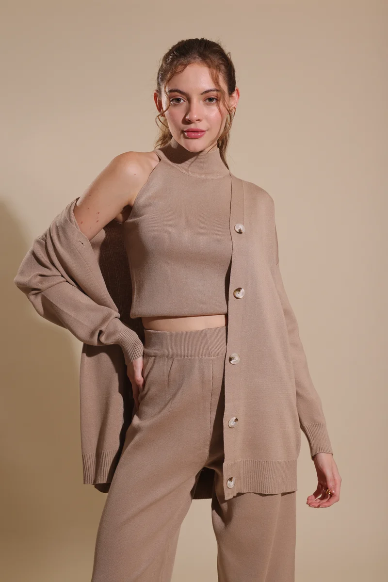 Suzanna Coord Set (Beige)