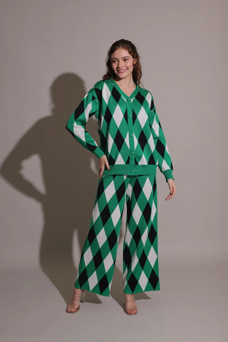Dutch Coord Set (Green & Black)
