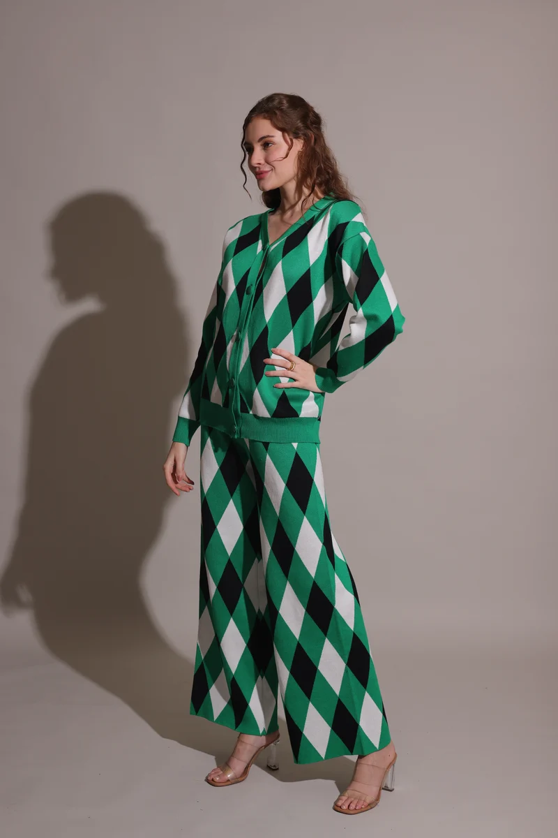 Dutch Coord Set (Green & Black)