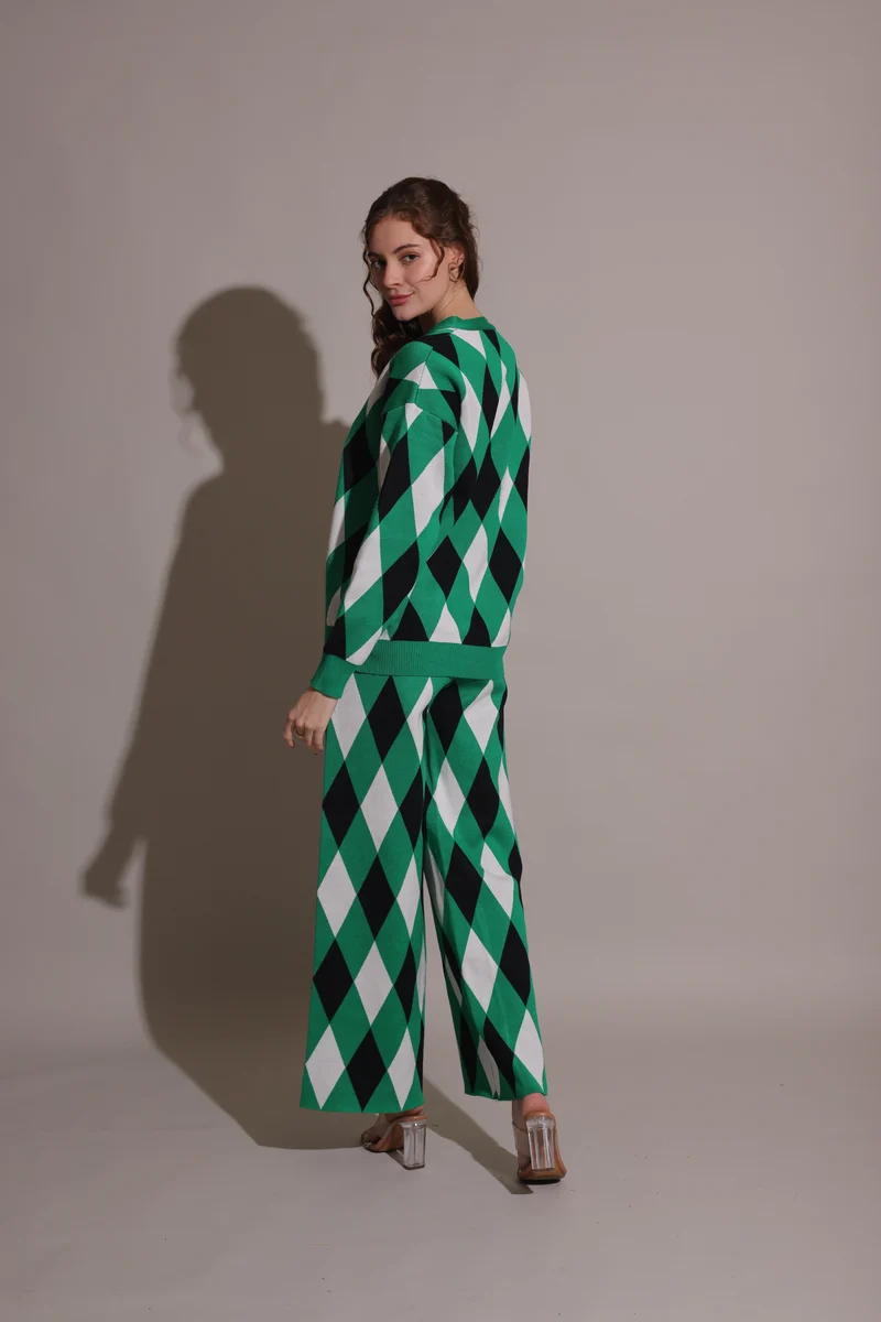 Dutch Coord Set (Green & Black)