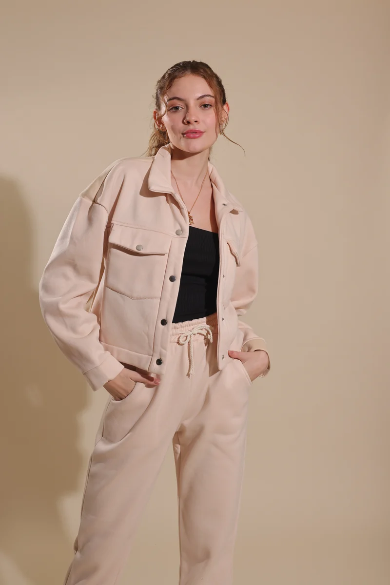 Phoebe Coord Set (Cream)