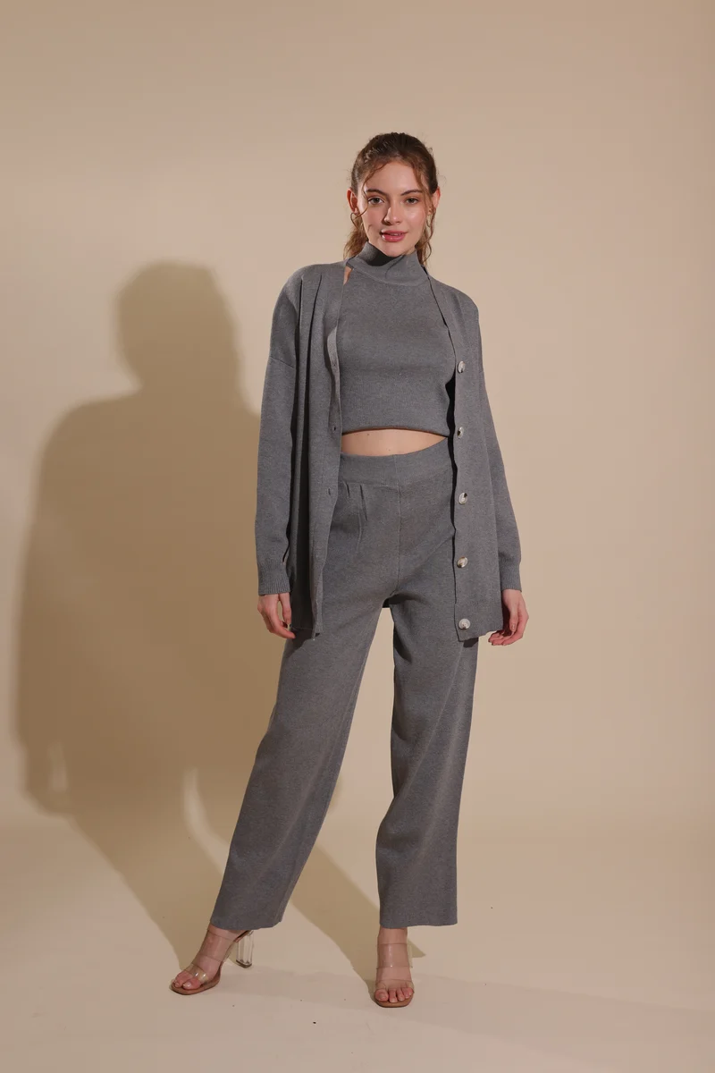 Suzanna Coord Set (Grey)