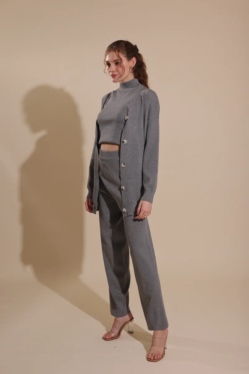 Suzanna Coord Set (Grey)