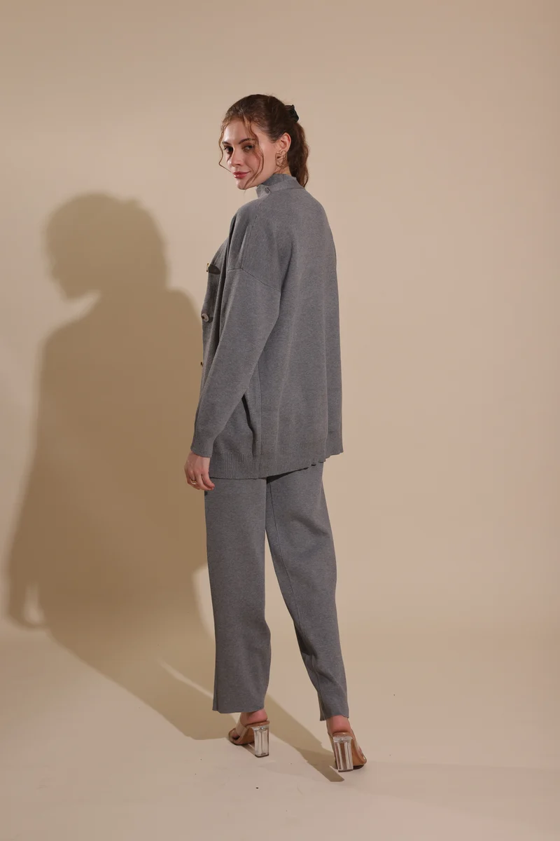 Suzanna Coord Set (Grey)