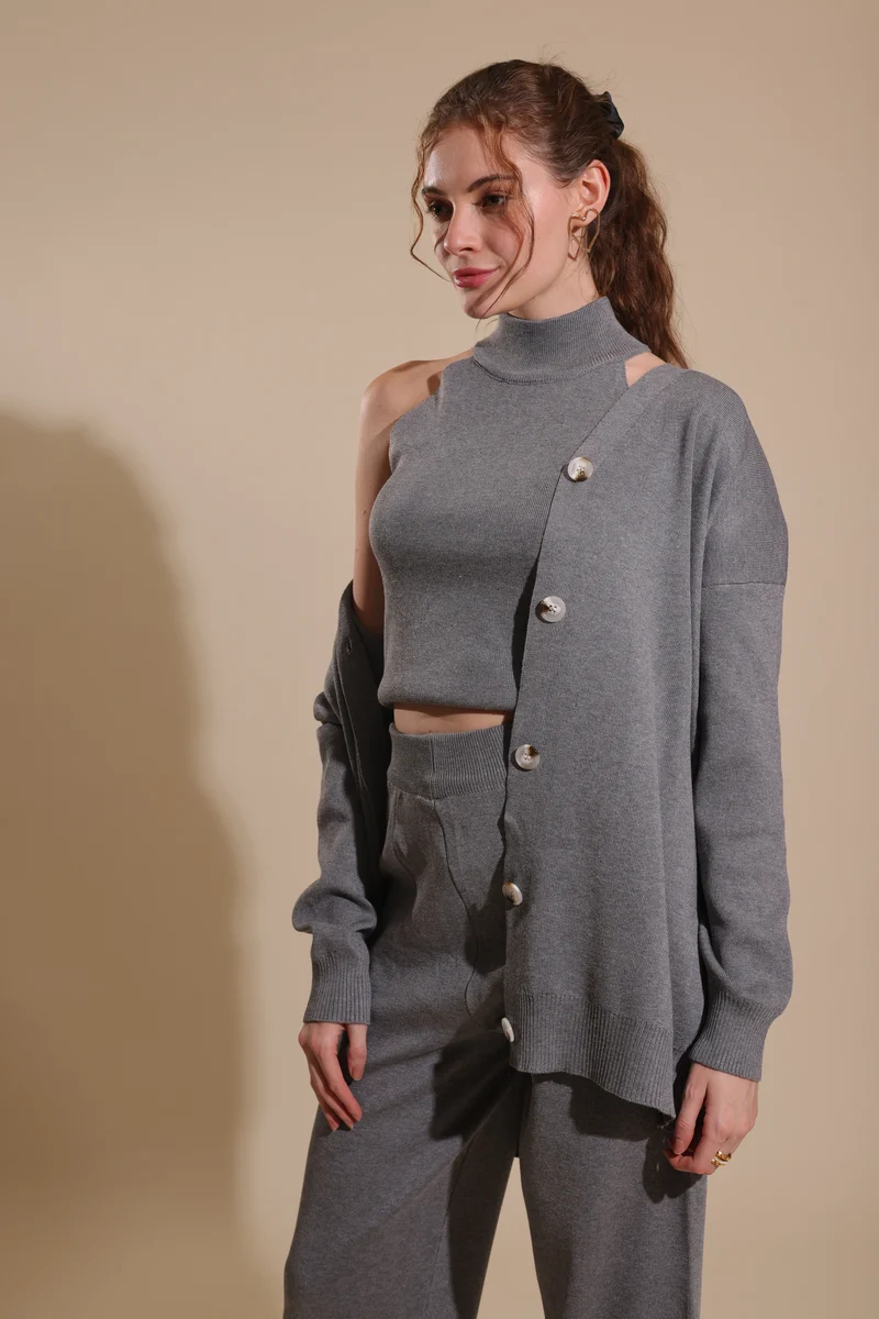 Suzanna Coord Set (Grey)