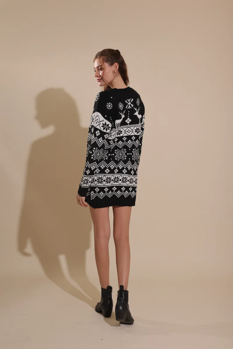 Carol Dress - Limited Edition (Black & Grey)