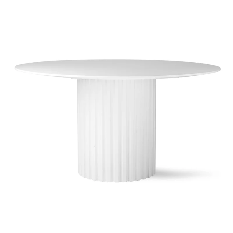 TABLE À MANGER COLONNE - BLANC