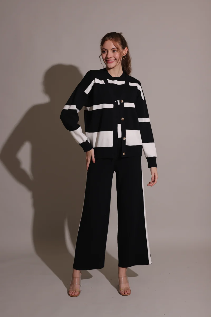 Melissa Coord Set (Black & White)
