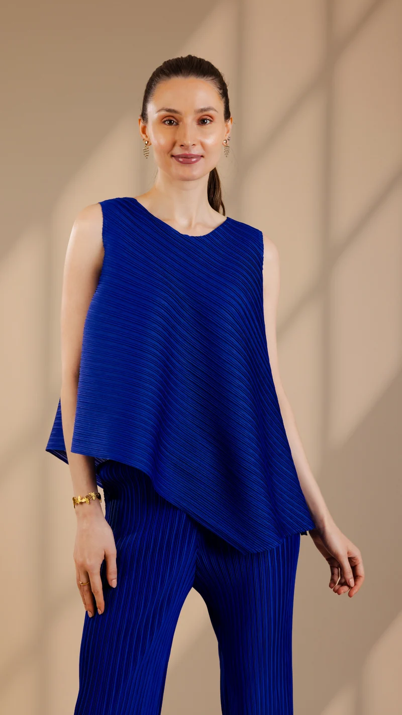 Murcia Pleated Coord Set (As Seen On Jannat Khurana)