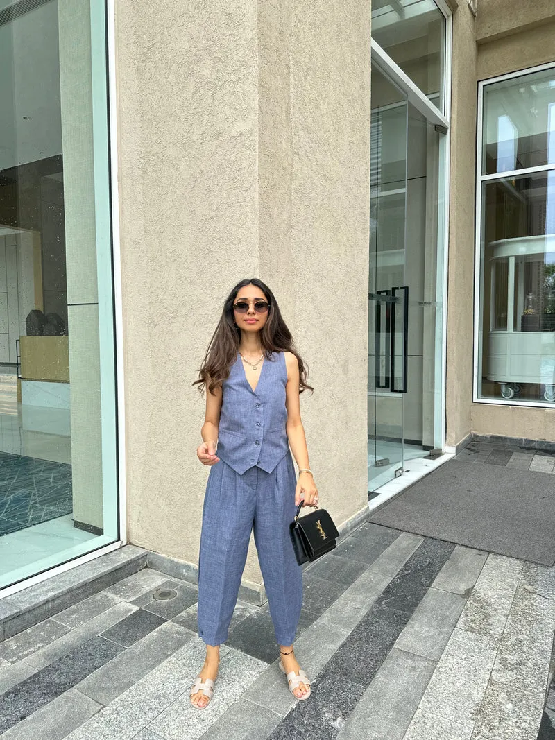 Camille Coord Set - Arctic Blue (As Seen On Smridhi Sibal)