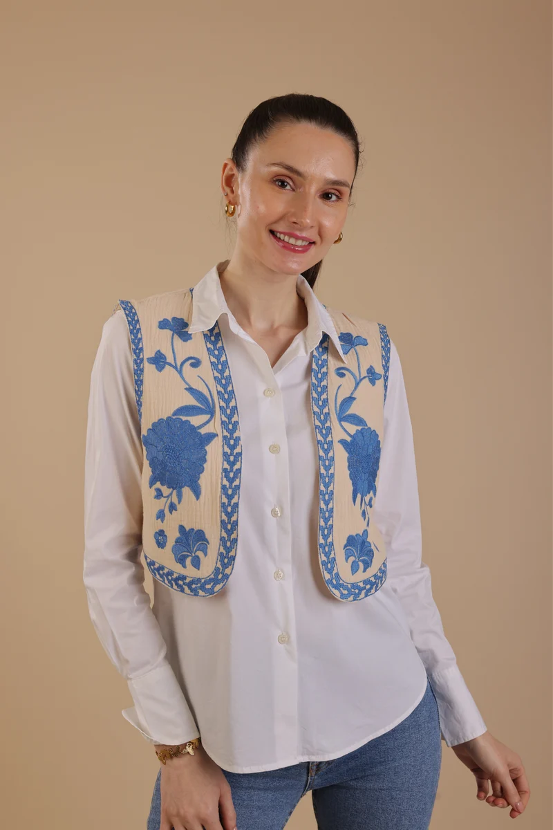 Venezia Embroidered Vest