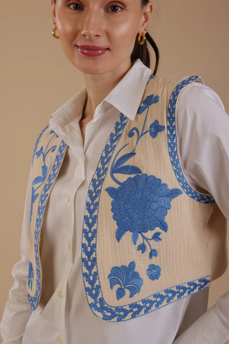 Venezia Embroidered Vest