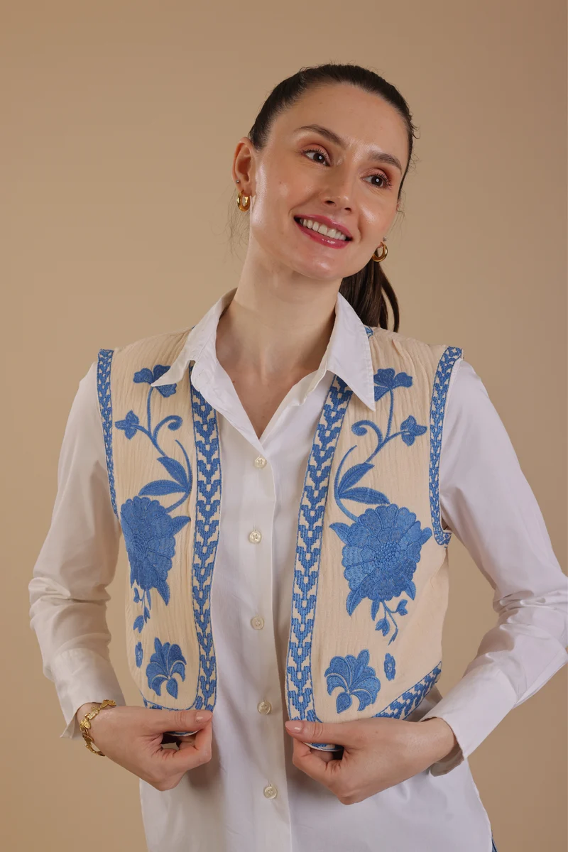 Venezia Embroidered Vest