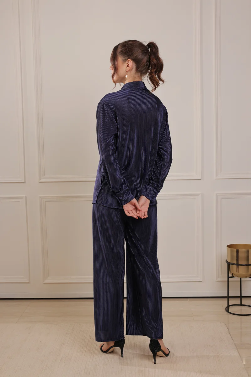 Sacramento Coord Set (Navy Blue)
