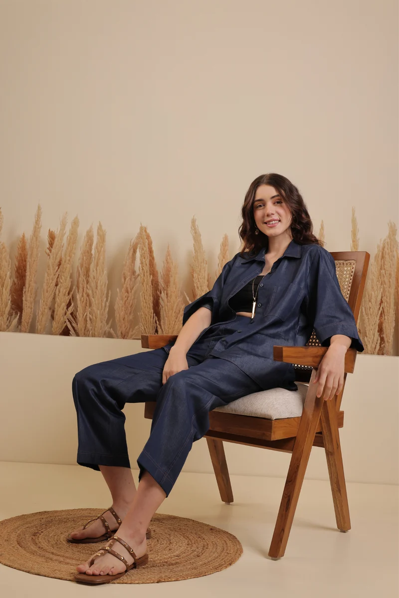 Sandra Coord Set (Indigo)