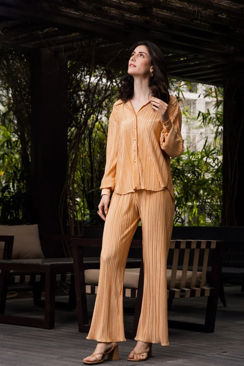 Sacramento Co-ord Set (Gold)