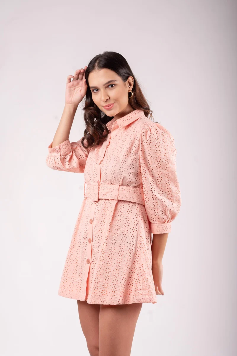 Peaches Broderie Anglaise Dress